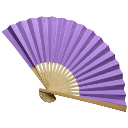 chinese style hand held fan bamboo paper folding fan party wedding decor