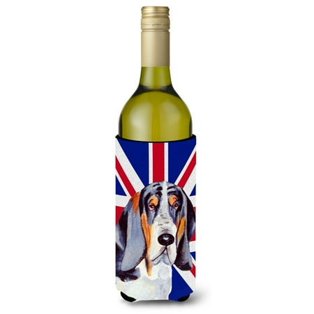 Carolines Treasures LH9479LITERK Basset Hound with English Union Jack British Flag Wine Bottle Hugger Wine Bottle
Carolines Treasures LH9479LITERK Basset Hound with English Union Jack British Flag Wine Bottle Hugger Wine Bottle