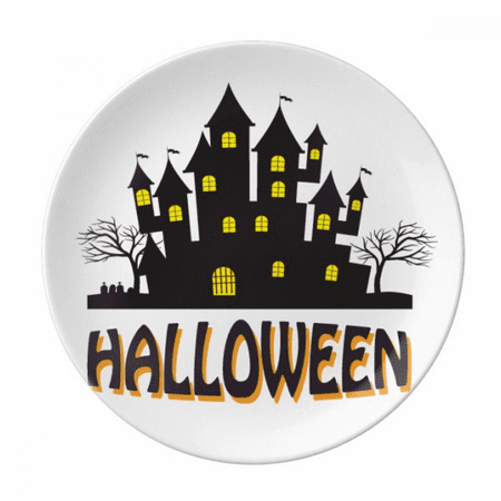 Happy Halloween Horror Castle Plate Decorative Porcelain Salver Tableware Dinner Dish
Happy Halloween Horror Castle Plate Decorative Porcelain Salver Tableware Dinner Dish