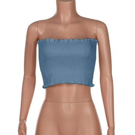 Miayilima Women T-Shirts Strapless Elastic Boob Bandeau Tube Tops Bra Lingerie Wrap
Miayilima Women T-Shirts Strapless Elastic Boob Bandeau Tube Tops Bra Lingerie Wrap