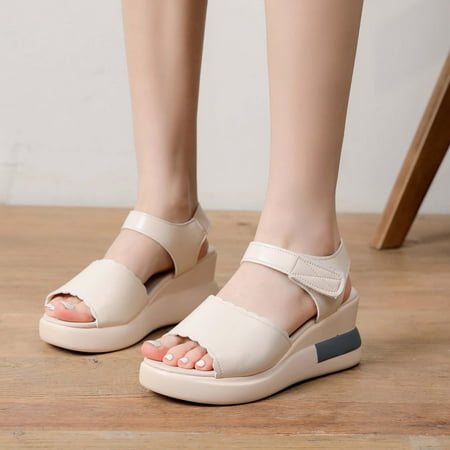 Fjofpr Shoes Summer Ladies Shoes Casual Women s Sandals Flat Wedge Heels Sandals Hot
Fjofpr Shoes Summer Ladies Shoes Casual Women s Sandals Flat Wedge Heels Sandals Hot
