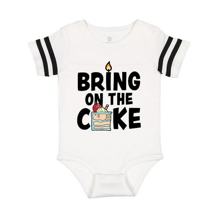 Inktastic Bring on The Cake with Cake Slice Replacing A Gift Baby Boy or Baby Girl Bodysuit
Inktastic Bring on The Cake with Cake Slice Replacing A Gift Baby Boy or Baby Girl Bodysuit