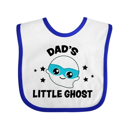 Inktastic Cute Dad s Little Ghost with Stars Gift Baby Boy or Baby Girl Bib