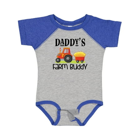 Inktastic Daddy Farm Buddy Cute Tractor Gift Baby Boy or Baby Girl Bodysuit