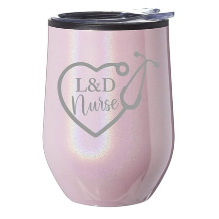 Stemless Wine Tumbler Coffee Travel Mug Glass With Lid Gift Heart Stethoscope L&D Nurse Labor Delivery (Pink Glitter)
Stemless Wine Tumbler Coffee Travel Mug Glass With Lid Gift Heart Stethoscope L&D Nurse Labor Delivery (Pink Glitter)