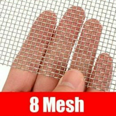 GLFSIL Stainless Steel 5/8/20/30/40 Mesh Woven Wire Filtration Screen Filter 15cmx30cm
GLFSIL Stainless Steel 5/8/20/30/40 Mesh Woven Wire Filtration Screen Filter 15cmx30cm