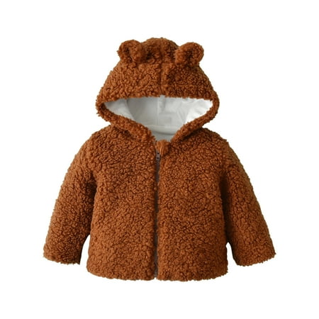 nsendm Baby Girls Tunic Warm Outwear Winter Zipper Kids Wool Coat Girls Hooded Pockets Clothes Girl Size 12 Clothes Brown 3-6 Months
nsendm Baby Girls Tunic Warm Outwear Winter Zipper Kids Wool Coat Girls Hooded Pockets Clothes Girl Size 12 Clothes Brown 3-6 Months