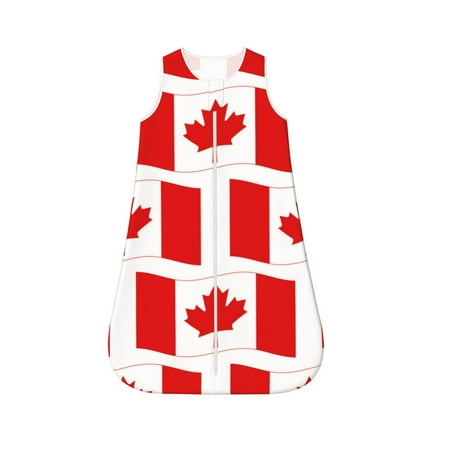 Fotbe Canada Pattern Sleep Sack - Baby Wearable Blanket with Zipper Extra Soft Cotton Sleeveless Sleeping Bag for Infants-Small
Fotbe Canada Pattern Sleep Sack - Baby Wearable Blanket with Zipper Extra Soft Cotton Sleeveless Sleeping Bag for Infants-Small