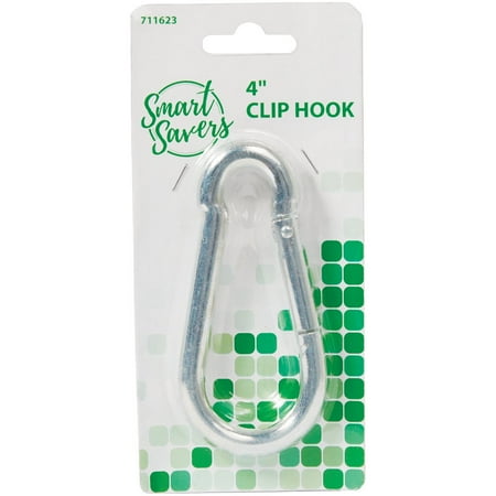 12PK Smart Savers 15/32 In. 650 Lb. Load Capacity Zinc-Plated Steel Hook Clip