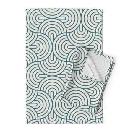 Printed Tea Towel Linen Cotton Canvas - Geometric Basic Blue White Modern Home Pattern Print Decorative Kitchen Towel by Spoonflower
Printed Tea Towel Linen Cotton Canvas - Geometric Basic Blue White Modern Home Pattern Print Decorative Kitchen Towel by Spoonflower