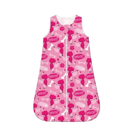 Fotbe Poodle Dog Pattern Sleep Sack - Baby Wearable Blanket with Zipper Extra Soft Cotton Sleeveless Sleeping Bag for Infants-Large
Fotbe Poodle Dog Pattern Sleep Sack - Baby Wearable Blanket with Zipper Extra Soft Cotton Sleeveless Sleeping Bag for Infants-Large