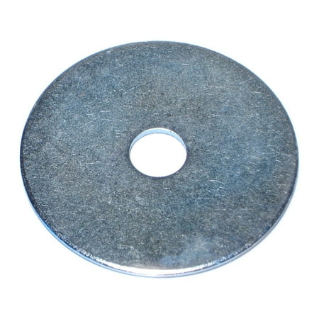 3/8 x 2 Zinc Plated Grade 2 Steel Fender Washers