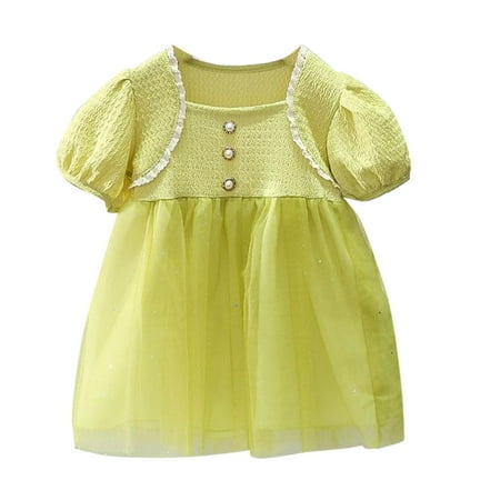 Summer Fashion New Bubble Sleeve Polka Dot Mesh Girls Princess Dress Baby Girl Clothes
Summer Fashion New Bubble Sleeve Polka Dot Mesh Girls Princess Dress Baby Girl Clothes