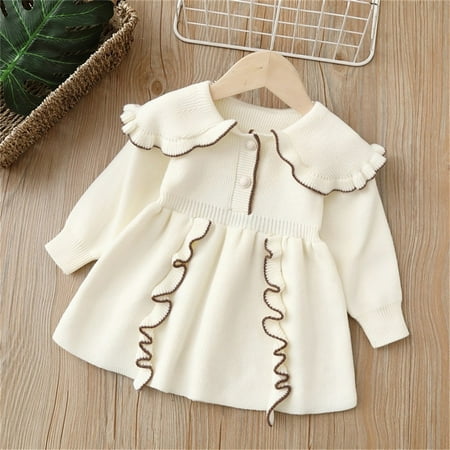 dmqupv Girls Dresses Toddler Girl Cotton Linen Dress Long Sleeve Ruffle Fall Dress Kids Solid Dresses Casual Clothes White 18-24 Months
dmqupv Girls Dresses Toddler Girl Cotton Linen Dress Long Sleeve Ruffle Fall Dress Kids Solid Dresses Casual Clothes White 18-24 Months