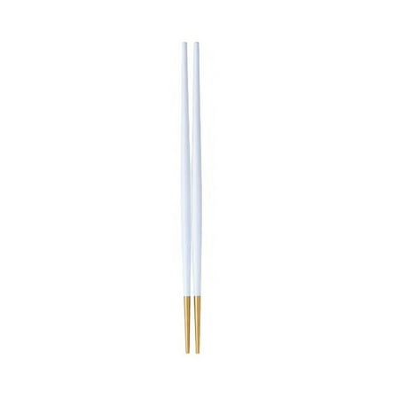 Stainless Steel Pointed Ends Chopsticks Japanese Style Non-slip Cuisine Chopsticks Tableware for Home Restaurant (White and Golden)
Stainless Steel Pointed Ends Chopsticks Japanese Style Non-slip Cuisine Chopsticks Tableware for Home Restaurant (White and Golden)