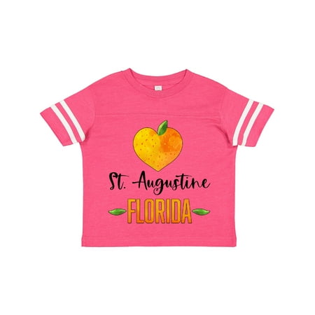 Inktastic St. Augustine Florida Orange in Heart Gift Toddler Boy or Toddler Girl T-Shirt
Inktastic St. Augustine Florida Orange in Heart Gift Toddler Boy or Toddler Girl T-Shirt