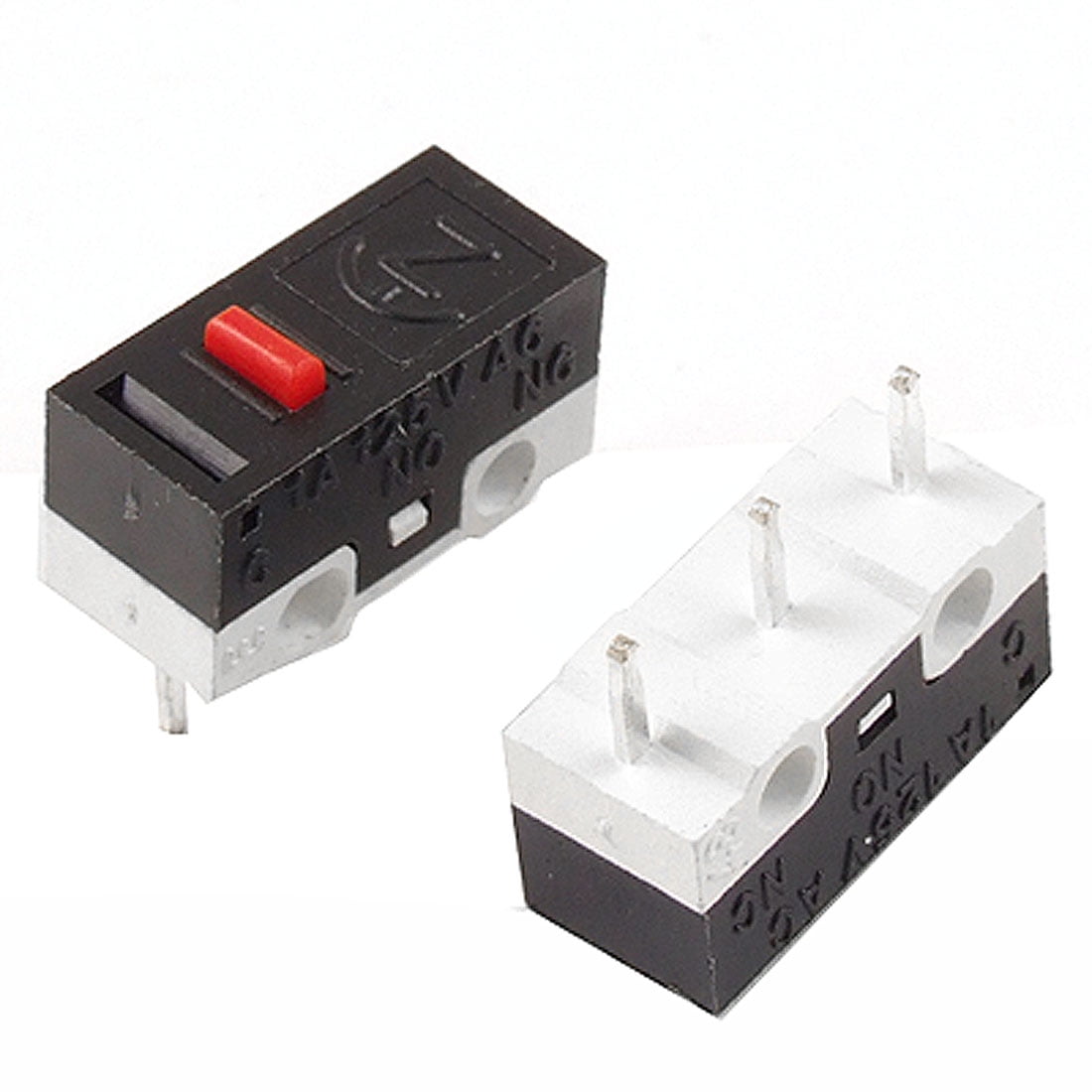 Red Push Button Momentary SPDT 1NO 1NC Miniature Micro Switch