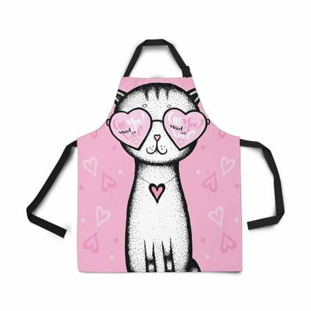 ASHLEIGH Cat Glasses Heart Pink Background Valentines Day Apron for Women Men Girls Chef with Pockets Adjustable Bib Kitchen Cook Apron for Cooking Baking Gardening Pet Grooming Cleaning
ASHLEIGH Cat Glasses Heart Pink Background Valentines Day Apron for Women Men Girls Chef with Pockets Adjustable Bib Kitchen Cook Apron for Cooking Baking Gardening Pet Grooming Cleaning