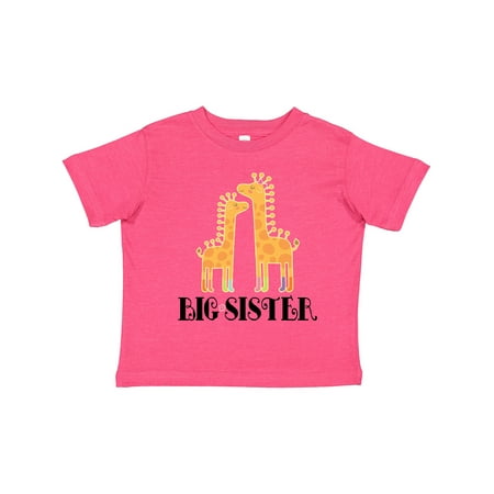 Inktastic Big Sister Announcement Girls Giraffe Gift Toddler Toddler Girl T-Shirt 
Inktastic Big Sister Announcement Girls Giraffe Gift Toddler Toddler Girl T-Shirt