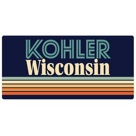 Kohler Wisconsin 5 x 2.5-Inch Fridge Magnet Retro Design