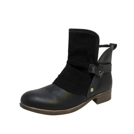 Vedolay Zipper Plus Women s Size Boots Belt Heel Buckle Boots Women s Boots Womens Western Boots Low Heel
Vedolay Zipper Plus Women s Size Boots Belt Heel Buckle Boots Women s Boots Womens Western Boots Low Heel