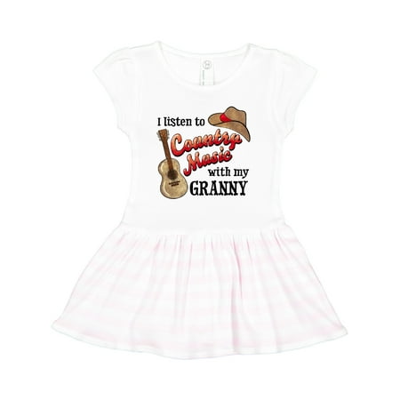 Inktastic I Listen to Country Music with My Granny with Guitar and Hat Gift Toddler Girl Dress
Inktastic I Listen to Country Music with My Granny with Guitar and Hat Gift Toddler Girl Dress