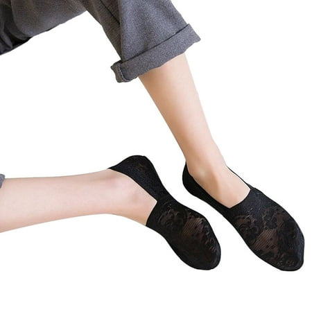 YUEHAO Sock Slippers Low Ankle Socks Antiskid Sock Fashion Womens Lace Cut Blend Cotton Toe Socks Black
YUEHAO Sock Slippers Low Ankle Socks Antiskid Sock Fashion Womens Lace Cut Blend Cotton Toe Socks Black