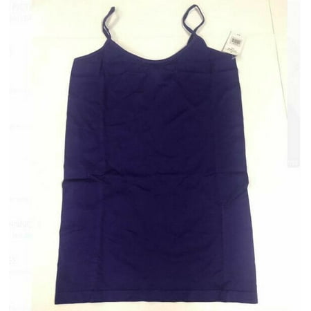 Fashion to Figure Basic Skinny Seamless Camisole (SEM009X) Size 1X-2X - Purple