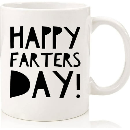 Funny Fathers Coffee Mug For Dad Happy Farters Day! Ceramic Novelty Coffee Mugs 11oz 15oz Mug Tea Cup Gift Present Mug For Birthday Christmas Thanksgiving Festival
Funny Fathers Coffee Mug For Dad Happy Farters Day! Ceramic Novelty Coffee Mugs 11oz 15oz Mug Tea Cup Gift Present Mug For Birthday Christmas Thanksgiving Festival