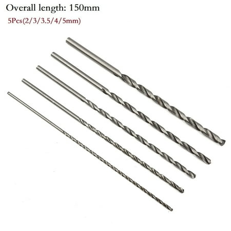5Pcs Extra Long HSS High Speed Steel Drill Bit Set 2mm 3mm 3.5mm 4mm 5mm Bits Woodworking Tools Furadeira E Parafusadeira Tools
5Pcs Extra Long HSS High Speed Steel Drill Bit Set 2mm 3mm 3.5mm 4mm 5mm Bits Woodworking Tools Furadeira E Parafusadeira Tools