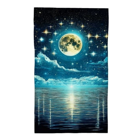 FUMJ Moon Stars Water 1pc Soft Bath Towel Absorbent Hand Towels for Bathroom Hotel Gym and Spa Funny Kitchen Towels 27.5x16in
FUMJ Moon Stars Water 1pc Soft Bath Towel Absorbent Hand Towels for Bathroom Hotel Gym and Spa Funny Kitchen Towels 27.5x16in