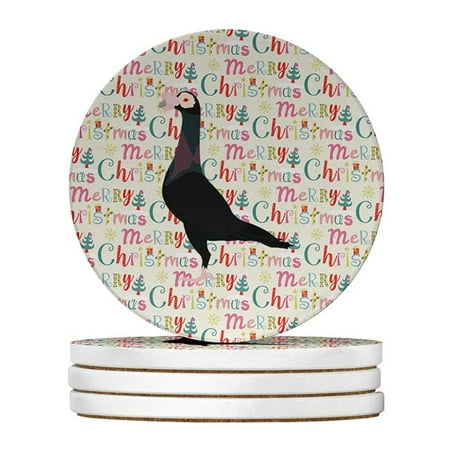 Carolines Treasures WDK2790RCS4 4 x 4 in. Unisex English Carrier Pigeon Christmas Large Sandstone Coasters - Pack of 4
Carolines Treasures WDK2790RCS4 4 x 4 in. Unisex English Carrier Pigeon Christmas Large Sandstone Coasters - Pack of 4