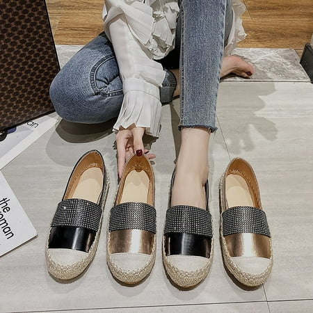 Archer Autumn Women Casual Round Toe Slip-on Sneaker Low Top Flat Walking Loafers Shoes