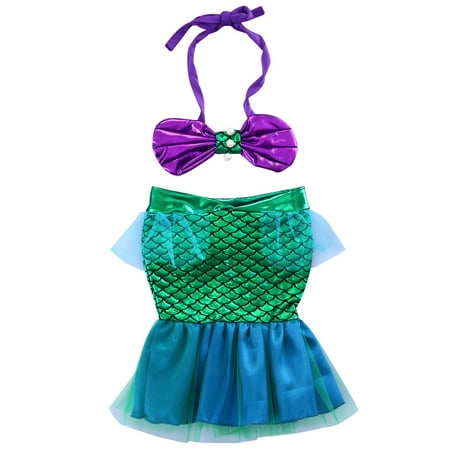 Sunisery Kids Baby Girls Two-piece Mermaid Swimsuit Bikini Tops Tulle Patchwork Mermaid Tail 2Pcs Swimwear Green 2-3 Years
Sunisery Kids Baby Girls Two-piece Mermaid Swimsuit Bikini Tops Tulle Patchwork Mermaid Tail 2Pcs Swimwear Green 2-3 Years