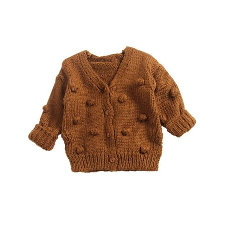 Bebiullo Toddler Baby Girls Knit Sweater Cardigan Coat Pompom Button Warm Outerwear
Bebiullo Toddler Baby Girls Knit Sweater Cardigan Coat Pompom Button Warm Outerwear