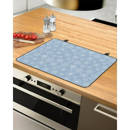 Blue Snowflake Christmas Stove Top Covers for Electric Stove Heat Insulation Fireproof Glass Cooktop Cover Counter Top Glass Stove Cover for Prevent Scratches 31 x24 Rustic Xmas Winter Snowflake
Blue Snowflake Christmas Stove Top Covers for Electric Stove Heat Insulation Fireproof Glass Cooktop Cover Counter Top Glass Stove Cover for Prevent Scratches 31 x24 Rustic Xmas Winter Snowflake