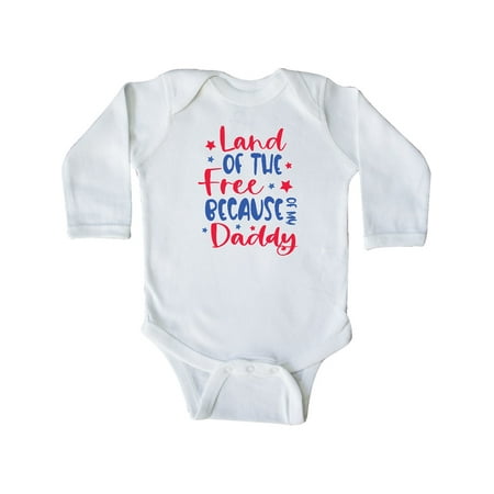 Inktastic Memorial Day Land of The Free Because Of My Daddy Gift Baby Boy or Baby Girl Long Sleeve Bodysuit
Inktastic Memorial Day Land of The Free Because Of My Daddy Gift Baby Boy or Baby Girl Long Sleeve Bodysuit