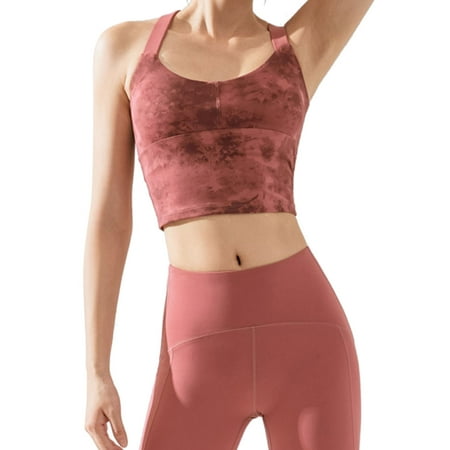 YUUZONE High Impact Sports Bras for Women Longline Yoga Workout Bra Padded