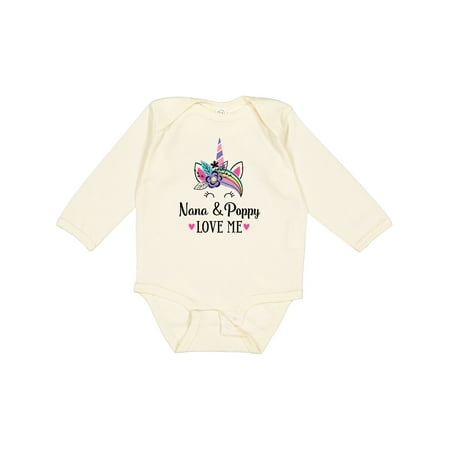 Inktastic Nana and Poppy Love Me Unicorn Grandchild Gift Baby Girl Long Sleeve Bodysuit
Inktastic Nana and Poppy Love Me Unicorn Grandchild Gift Baby Girl Long Sleeve Bodysuit