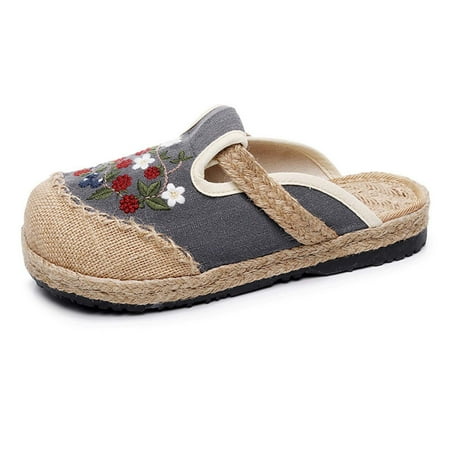 Jsezml Closed Toe Sandals for Women Summer Bohemia Embroidered Sandals Slip On Mules Espadrille Platform Beach Slippers
Jsezml Closed Toe Sandals for Women Summer Bohemia Embroidered Sandals Slip On Mules Espadrille Platform Beach Slippers
