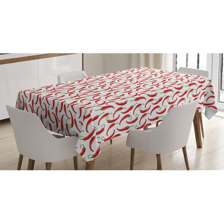 Peppers Tablecloth Hot Spicy Vegetable Composition Cartoon Digital Drawing Culinary Elements Rectangular Table Cover for Dining Room Kitchen 52 X 70 Inches Vermilion Green by Ambesonne
Peppers Tablecloth Hot Spicy Vegetable Composition Cartoon Digital Drawing Culinary Elements Rectangular Table Cover for Dining Room Kitchen 52 X 70 Inches Vermilion Green by Ambesonne