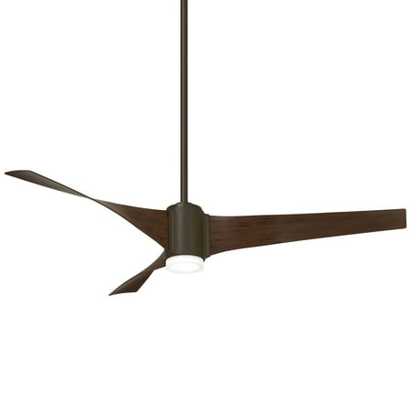 60 Minka Aire Triple Oil Rubbed Bronze LED Ceiling Fan with Remote