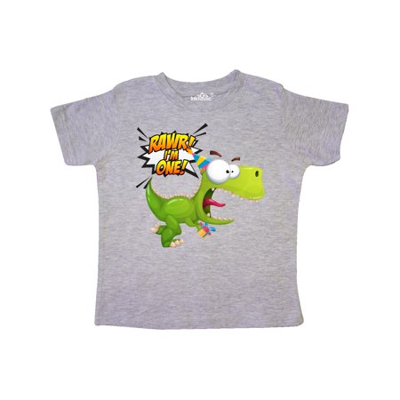 Inktastic 1st Birthday Rawr Dinosaur Gift Toddler Boy or Toddler Girl T-Shirt