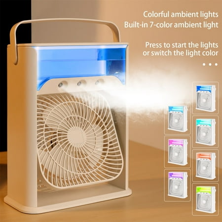 Moonsky Portable Air Conditioner Evaporative Air Conditioner Fan with 3 Speeds Quiet Personal Air Cooler Misting Fan Cordless 3 In 1Mini Air Conditioner Desk Fan
Moonsky Portable Air Conditioner Evaporative Air Conditioner Fan with 3 Speeds Quiet Personal Air Cooler Misting Fan Cordless 3 In 1Mini Air Conditioner Desk Fan