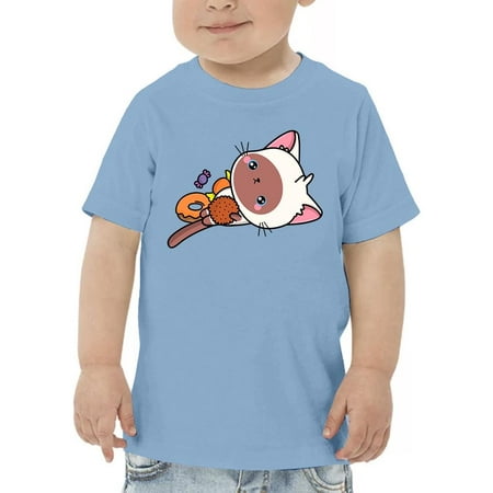 Cute Mewmmy With Cookies T-Shirt Toddler -Image by Shutterstock 4 Toddler