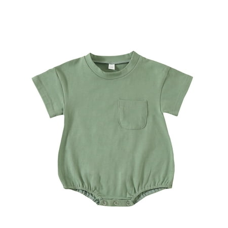 Sunisery Unisex Baby Boy Girl T Shirt Romper Solid Color Short Sleeve Bubble Onesie Oversized Crewneck One Piece Bodysuit Top
Sunisery Unisex Baby Boy Girl T Shirt Romper Solid Color Short Sleeve Bubble Onesie Oversized Crewneck One Piece Bodysuit Top