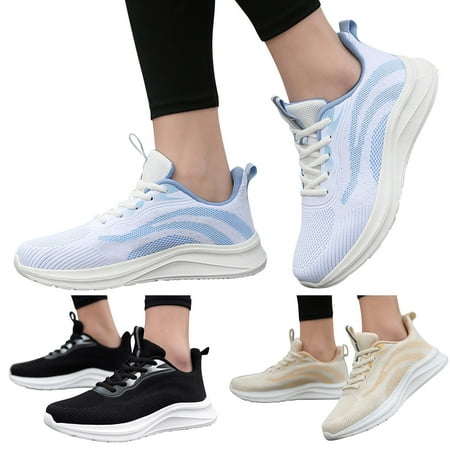 PEASKJP Women s Shoes Slip-On Shoes Comfortable Work Shoes Lace-up Sneakers Black 8
PEASKJP Women s Shoes Slip-On Shoes Comfortable Work Shoes Lace-up Sneakers Black 8