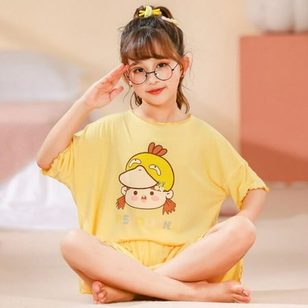Sanrio Kawaii Cinnamoroll Children Pajamas Cute Anime Kuromi My Melody Short Sleeve Girl Sleepwear Summer Cartoon Home Clothes
Sanrio Kawaii Cinnamoroll Children Pajamas Cute Anime Kuromi My Melody Short Sleeve Girl Sleepwear Summer Cartoon Home Clothes
