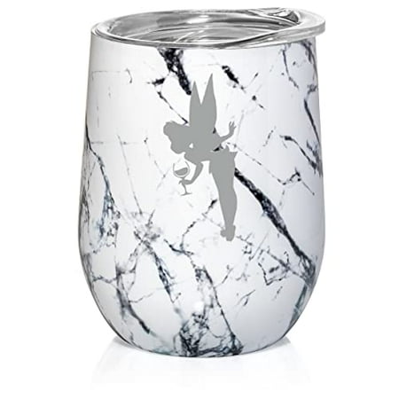 12 oz Double Wall Vacuum Insulated Stainless Steel Stemless Wine Tumbler Glass Coffee Travel Mug With Lid Drinking Fairy Funny (Black White Marble)
12 oz Double Wall Vacuum Insulated Stainless Steel Stemless Wine Tumbler Glass Coffee Travel Mug With Lid Drinking Fairy Funny (Black White Marble)