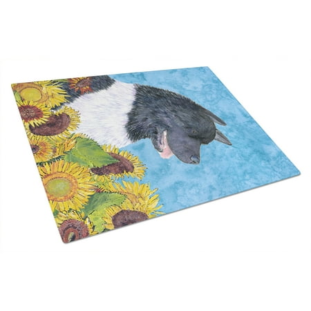 Caroline s Treasures Akita Glass Cutting Board Large